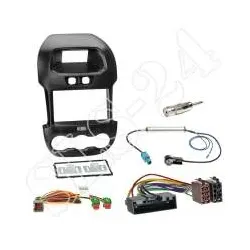 Ford Ranger ab 2012 Doppel-Din Radioblende + Adapterkabel Autoradio Einbauset...