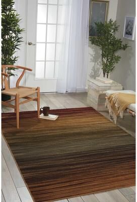 Nourison Paramount Striped Multicolor Area Rug