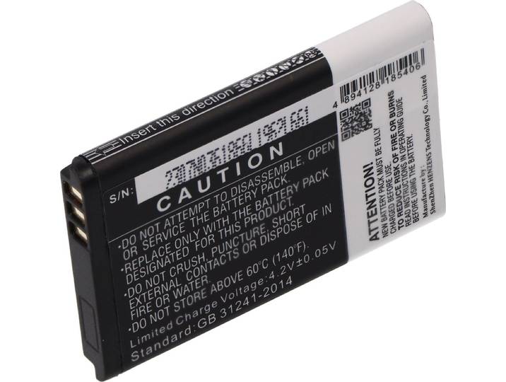 Batterij geschikt voor babyfoon Motorola Ease 34, Ease 35, Ease 44, vervangt de Motorola VT533450 batterij, 3,7V 1150mAh
