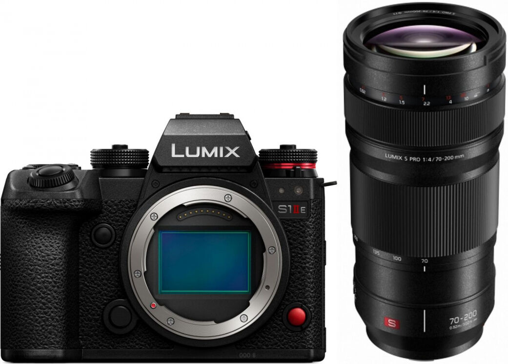 Panasonic Lumix DC-S1IIE + S PRO 70-200mm f4 O.I.S.   150,00EUR Lumix Cashback   -300,00EUR Lumix Trade-In Aktion