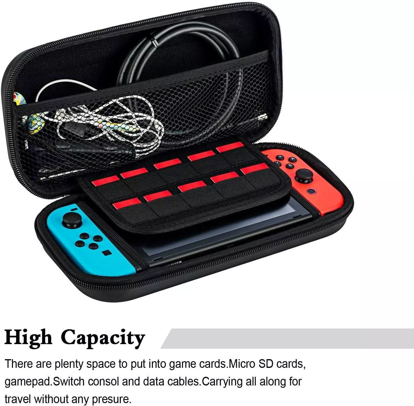 INF Sacoche pour Nintendo Switch résistante aux chocs
