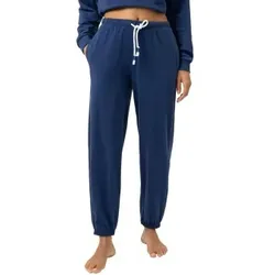 Mey Solid Love Ankle Lounge Pants Navy Baumwolle Small Damen