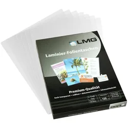 LMG Laminierfolien glänzend 125 mikron A3
