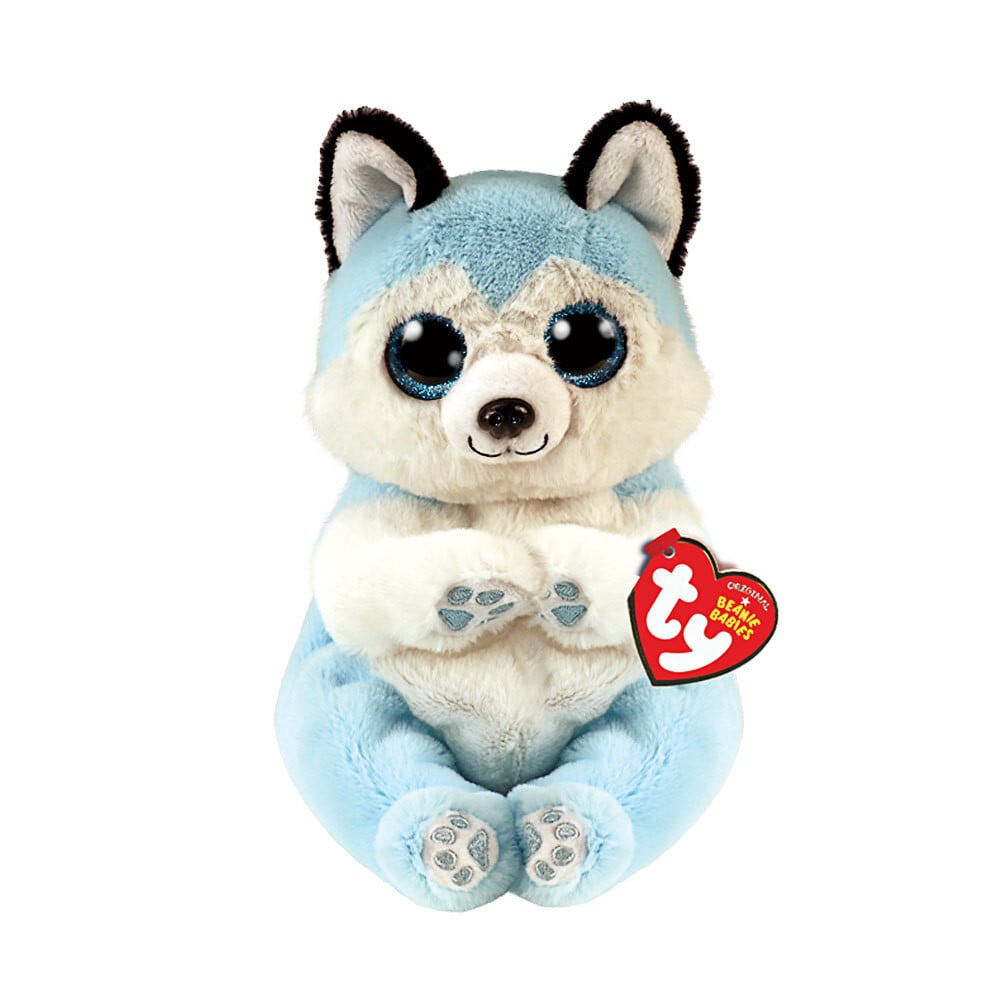 TY 40540 Beanie Bellies Pluche Knuffel Husky Thunder, 15 cm