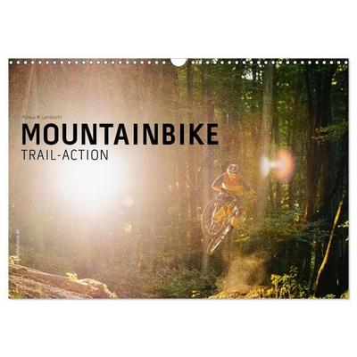 Mountainbike Trail-Action (Wandkalender 2027 DIN A3 quer), CALVENDO Monatskalender