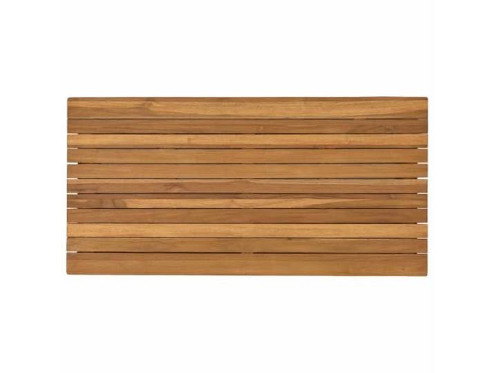 HGPOTUY Tischplatte 90 x 45 x 3,5 cm Rechtwinklig Massives Teakholz Massives Teakholz, wasserbasierte Oberfläche, natürlicher Braunton, pflegeleicht, gebrauchsfertig geliefert