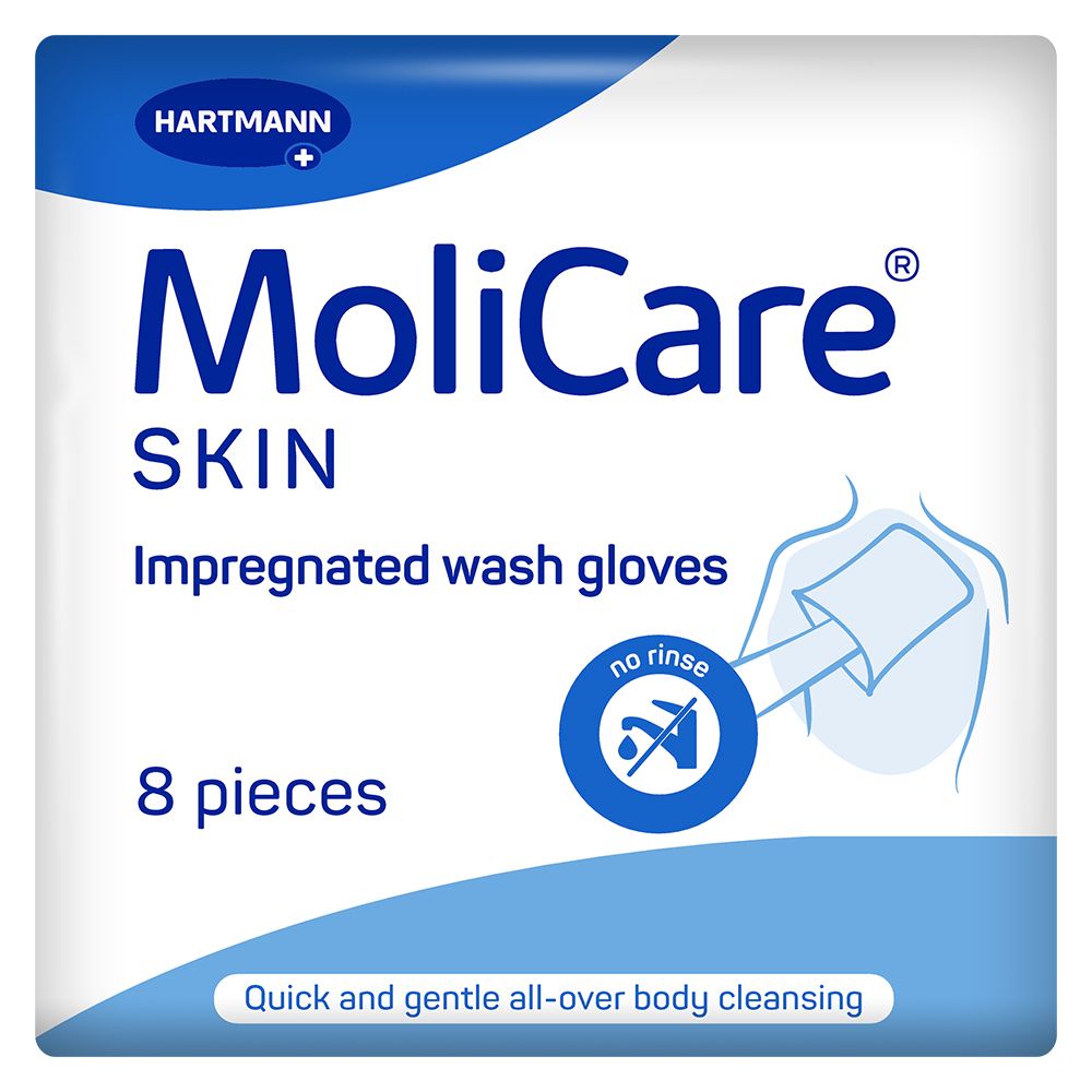 Molicare Skin Waschhandschuhe 8 St Handschuhe