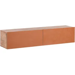 WANDMONTIERTER-TV-SCHRANK Rot/Braun Gladstone