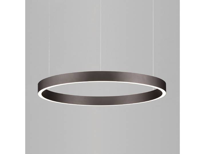 Suspension Elowen Ø 60cm Marron/Marron Aluminium LED non-remplaçables Module LED
