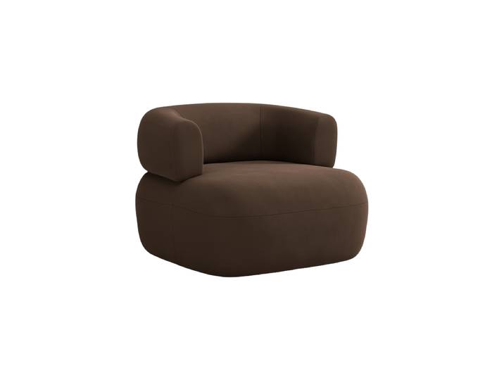 Design Sessel Estro Samt Chocolat chosen by Bloomingloft