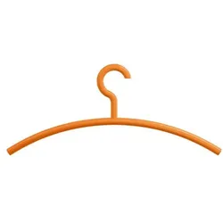 Hewi Kleiderbügel 570.124 orange, feststehender Haken