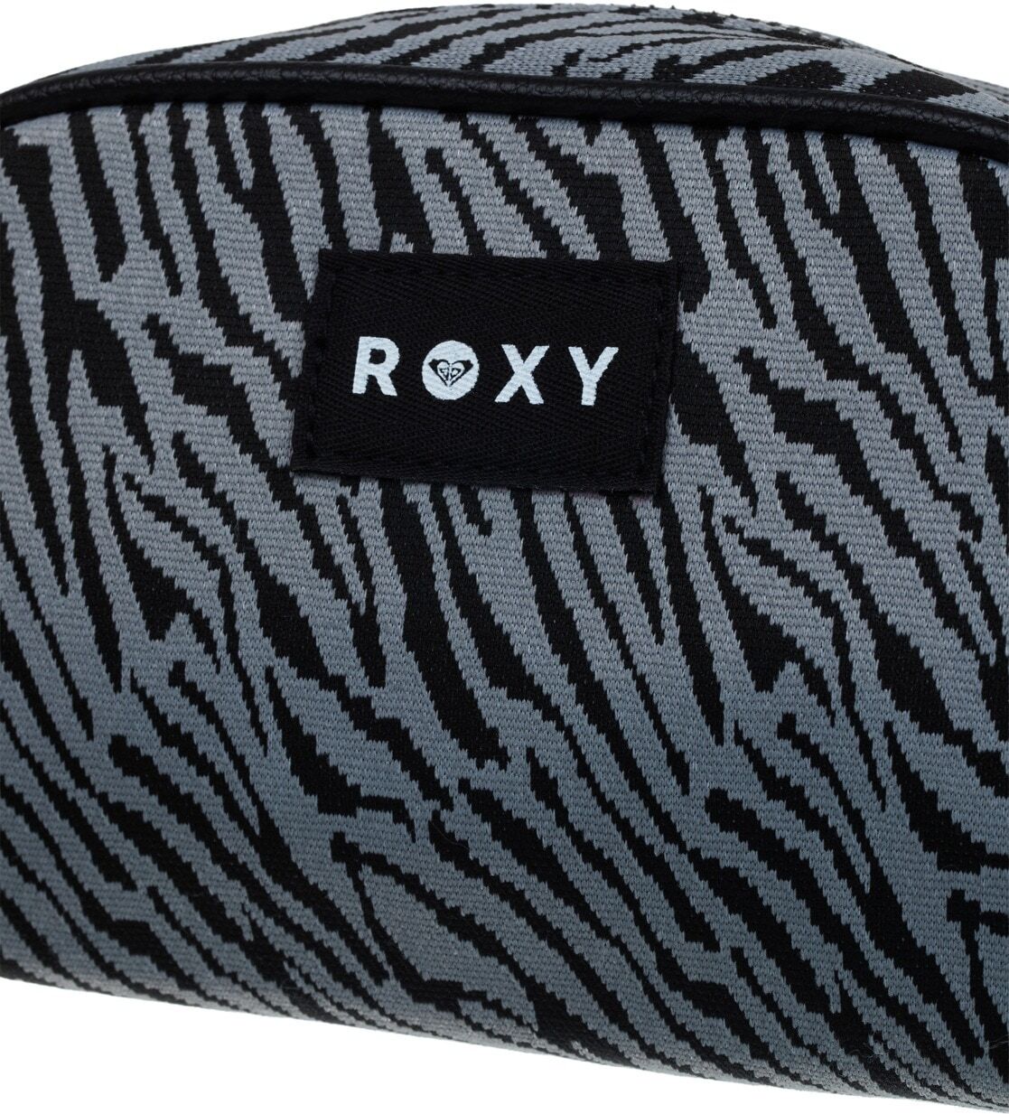 Sporttasche ROXY "Urban Party", Damen, schwarz-weiss (anthrazit), Obermaterial: 85% Polyester, 8% Baumwolle, 7% Elasthan., Taschen Sporttasche anthrazit Einheitsgröße