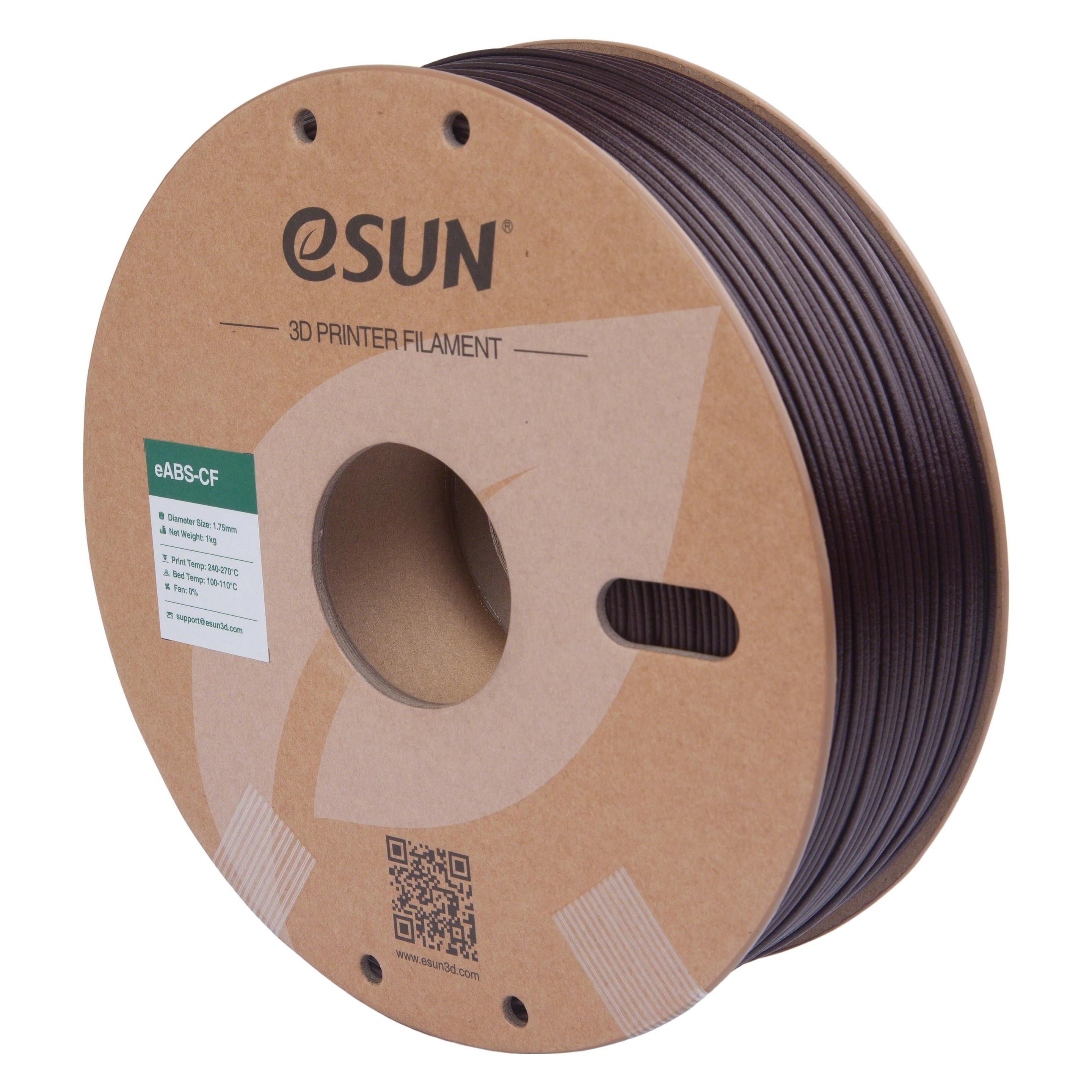 eSUN EABS-CF 1,75mm DARK RED 1kg (ABS, 1000 g, 1.75 mm) (EABS-CF-P175AR1)