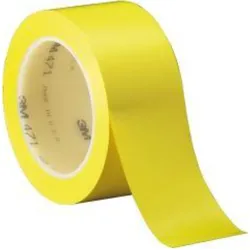 3M, Klebeband, Weich PVC Klebeband 471F 50mm 33m gelb (50 mm)