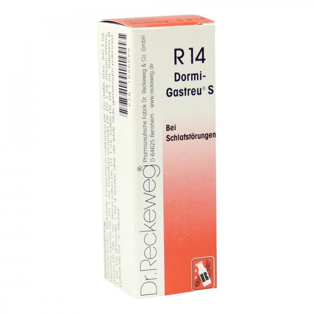 Dr.RECKEWEG & Co. GmbH Dormi Gastreu S R 14 Tropfen zum Einnehmen 01686689