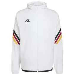 adidas Dbb Basketball Warm Up Kapuzenjacke Herren - white - XS