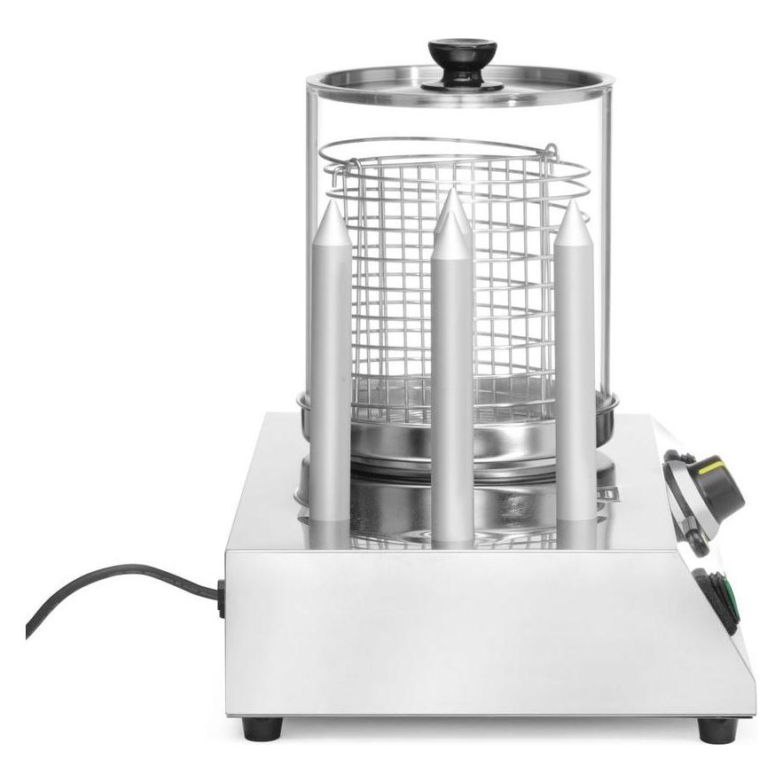 Hendi Würstchen- und Hotdog-Brötchenwärmer,, 220-240V/550W, 500x310x(H)395mm (59935114)