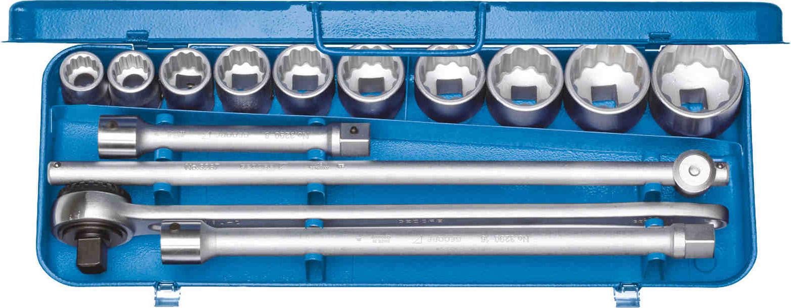 Gedore steeksleutelset 3/4" 14-delig UD-profiel 22-50 mm D 32 EMU-2