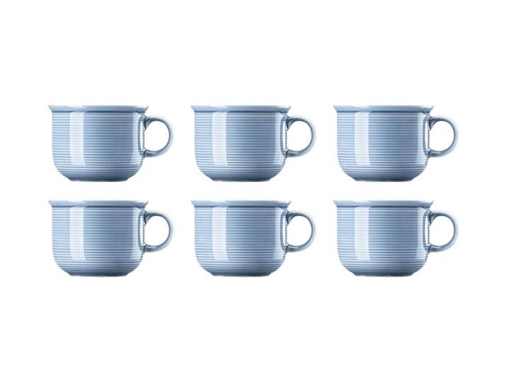 Tasse THOMAS PORZELLAN Trend 180 ml, 6 Stück , blau, B:8,2cm H:6,2cm Ø:6,8cm, Porzellan, Trinkgefässe, Tasse