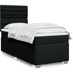 vidaXL, Boxspringbett, Cheryl (Knopfheftung Design) (80 x 200 cm)
