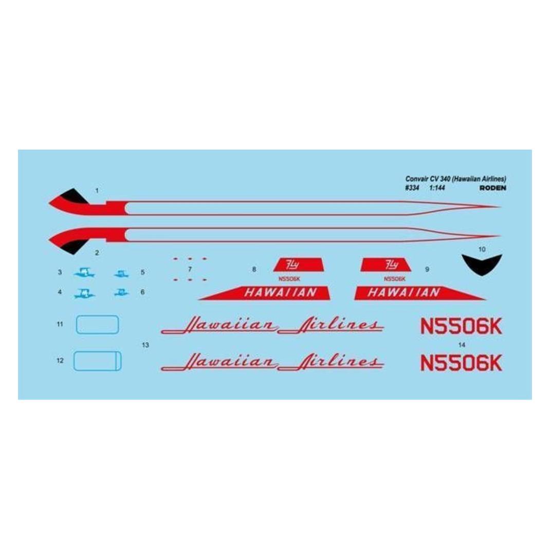 Roden ConvairCV-340 Hawaiian Airlines (23797088)