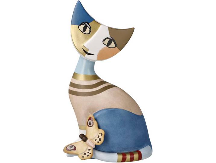 Dekofigur GOEBEL Rosina Wachtmeister - Livia , bunt, B:9cm H:17cm T:7,5cm, Biskuitporzellan, Dekofiguren, Dekofigur
