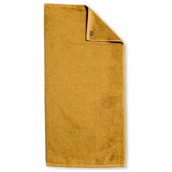 Vossen Duschtuch Vegan Life 67 x 140 cm Baumwolle Gelb