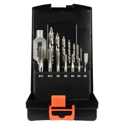 PROJAHN PROSTEP Gewinde-Set HSS-G 15-tlg. M3 - M12 in Kunststoffkassette