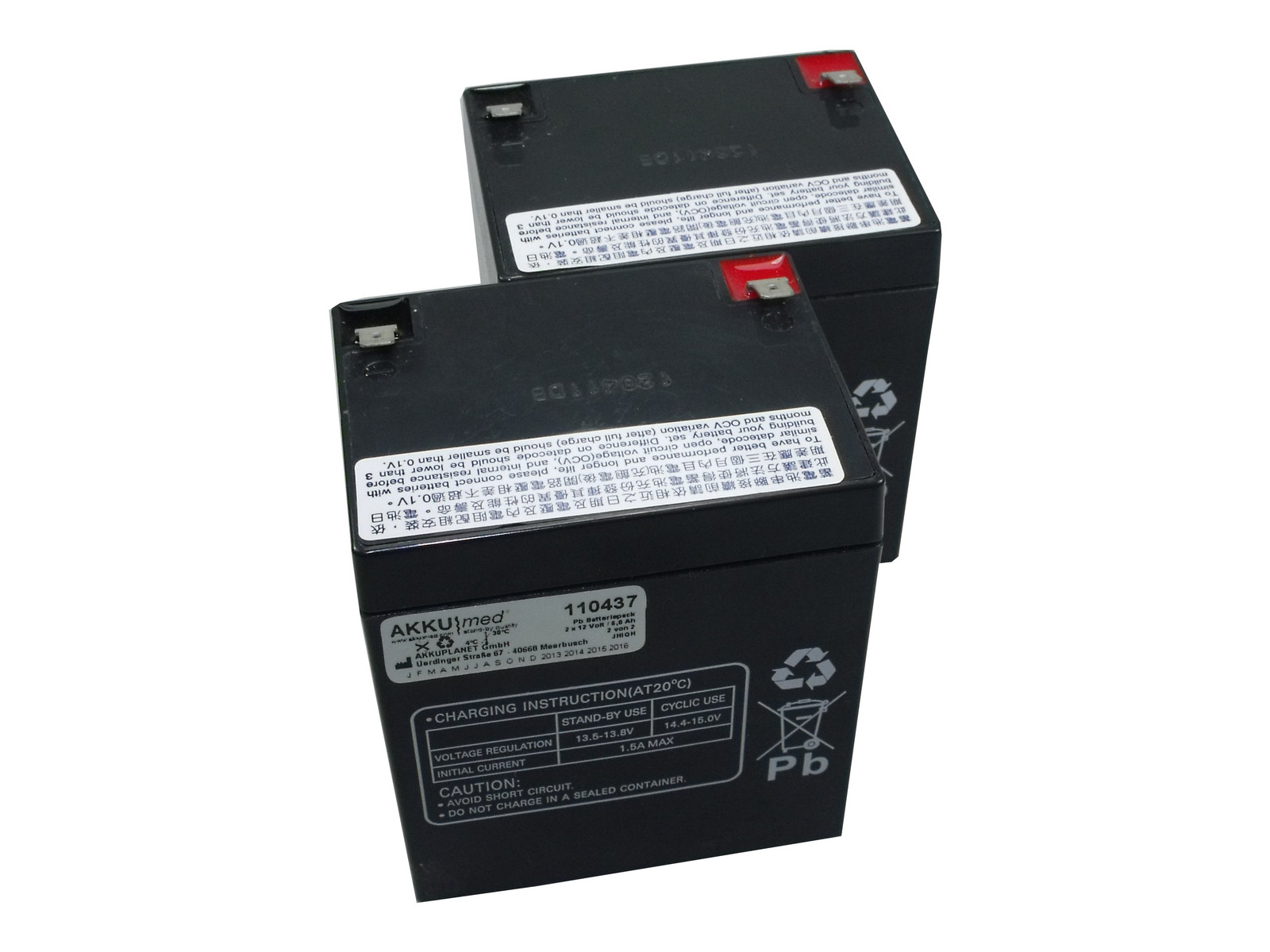 AccuCell Accubatterij-inlegstuk voor Arjo hijstoestel type Minstrel HMX00310.0a