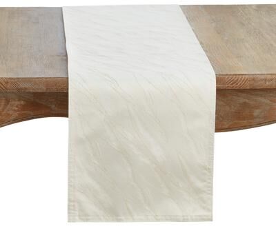 Saro Lifestyle "Metallic Shimmer Table Runner - 13""x72"""