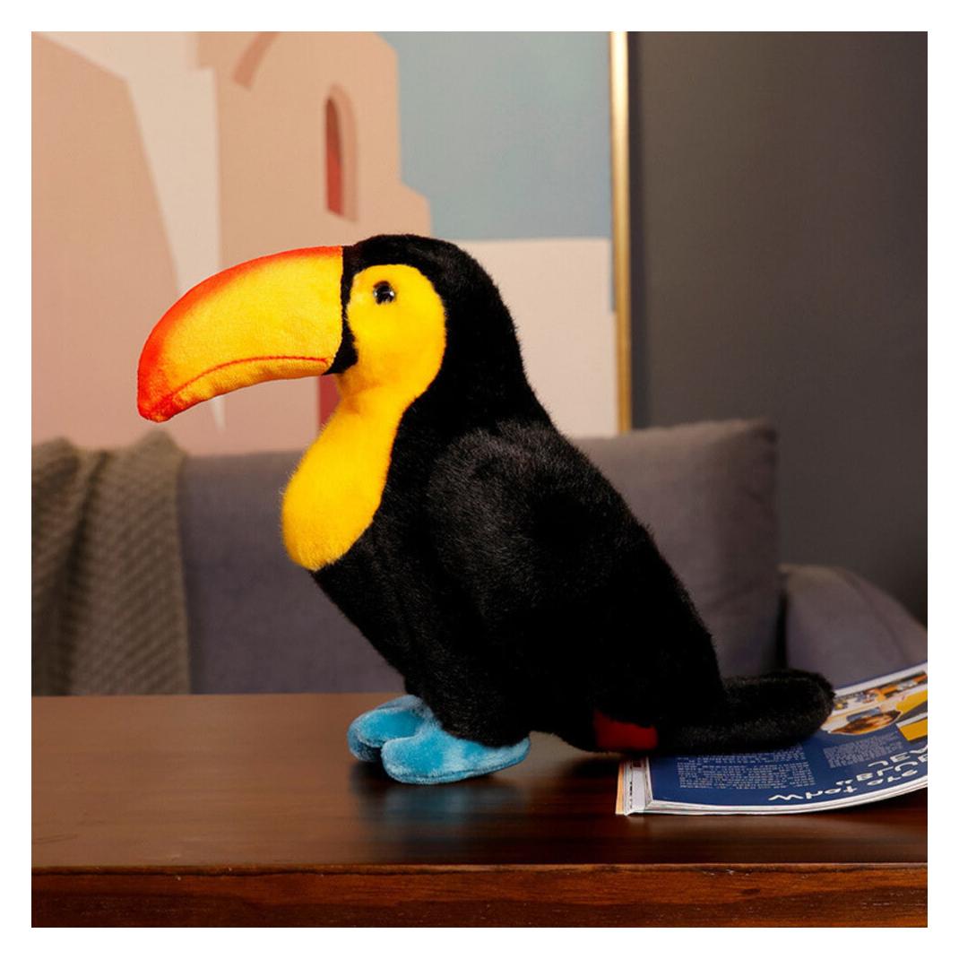 Lean Toys Lean Plüsch Maskottchen Huggable Toucan Schwarz 25Cm (25 cm) (66583641)