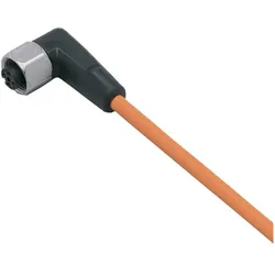 IFM Kabeldose M12 EVT009 - Kabel - 25 m, Schalter + Taster, Orange