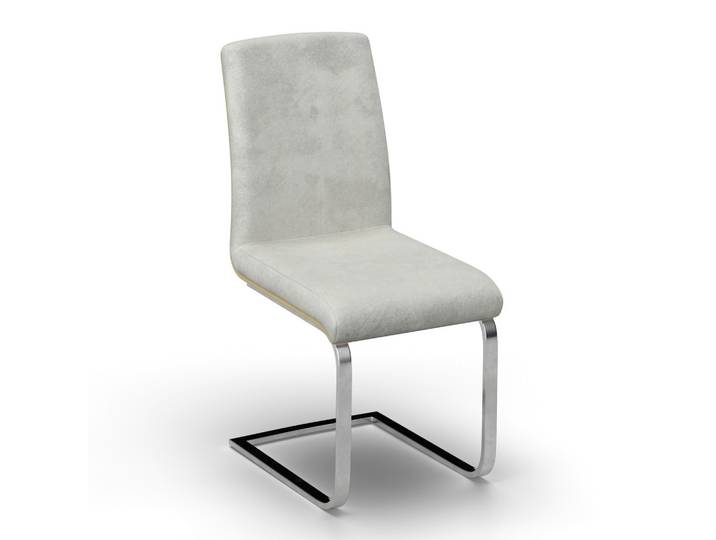 Schwingstuhl Nubia Creme Bouclé Gepolstert