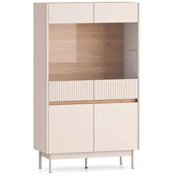 VITRINE Connie Kaschmir und Holz