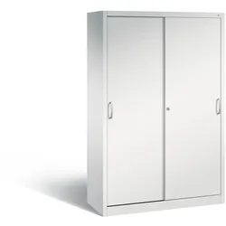 C+P Schiebetürenschrank Acurado-2000 | HxBxT 195x120x50cm | Lichtgrau von PROREGAL