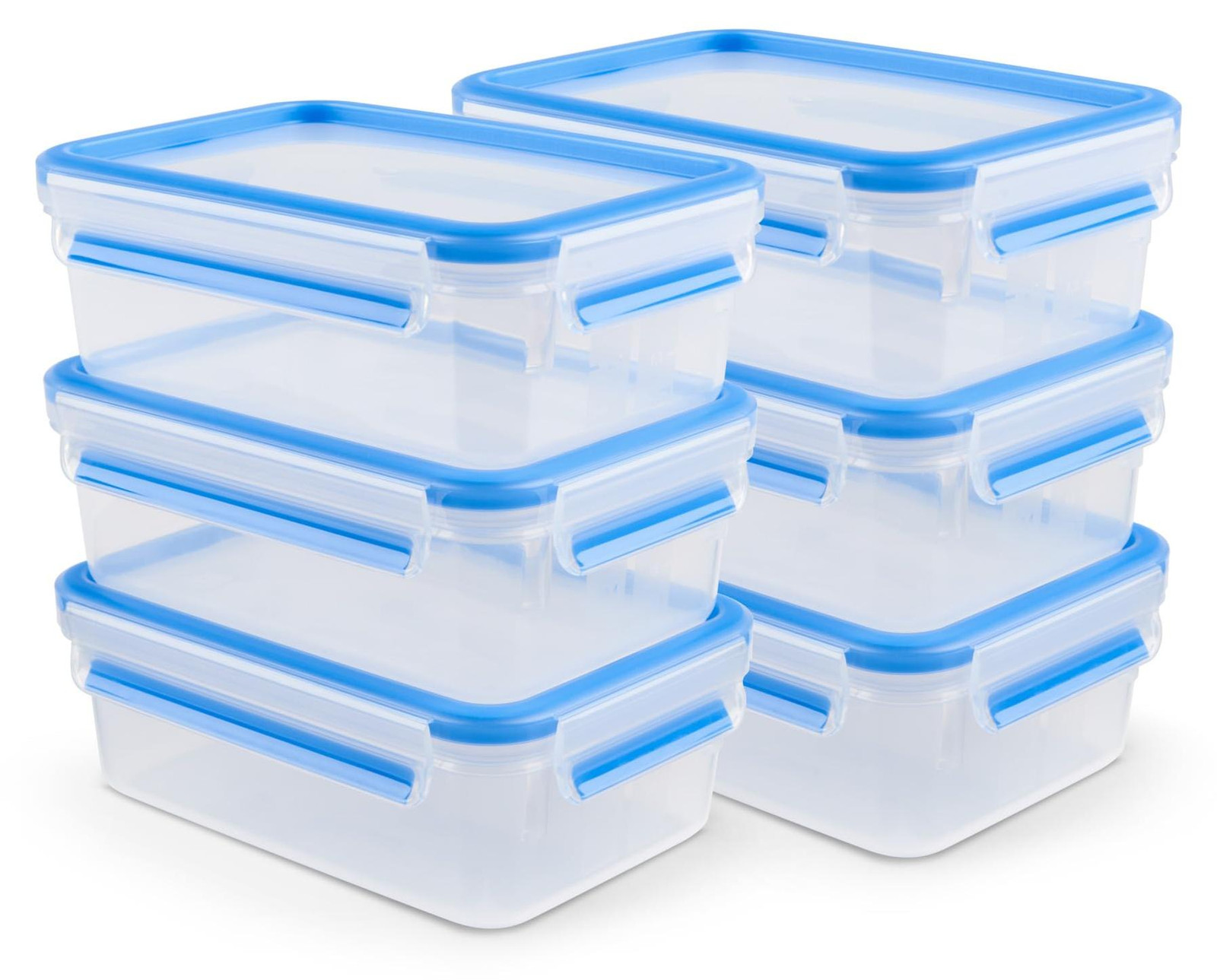 Emsa Clip & Close set van 6 voedselbewaarcontainers