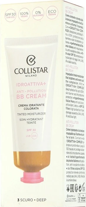 Collistar Anti- Pollution BB Cream 3 Deep 50ml 50 ml Creme