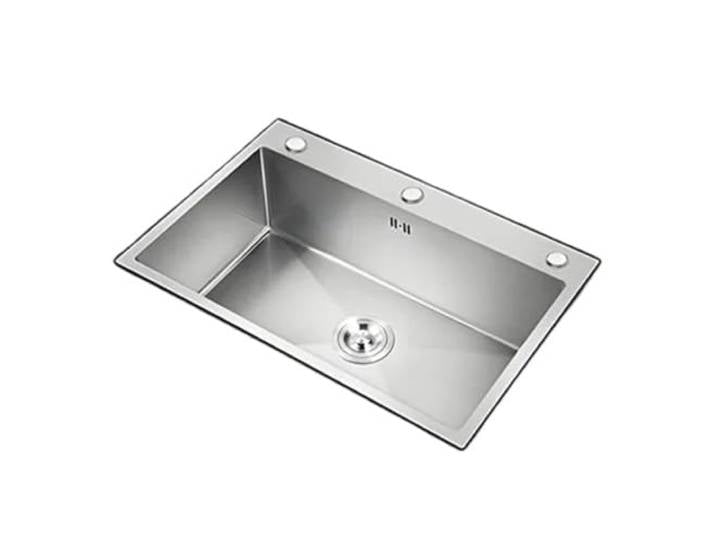 Küchenzubehör, Multifunktionale, Rechteckige Spüle Aus Edelstahl 304 Mit Großem Fassungsvermögen Einfache Installation(60x45-03)
