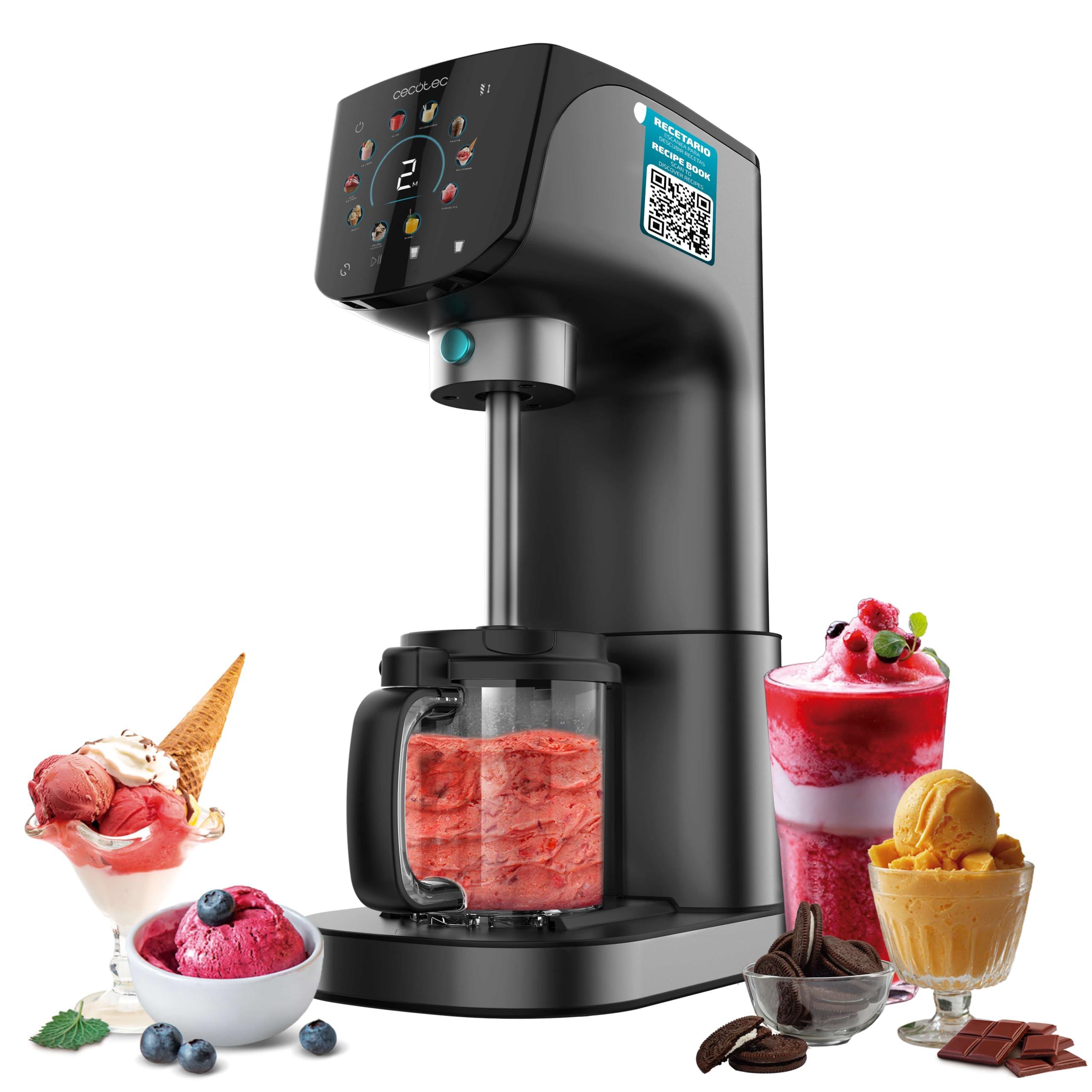 Eismaschine 2,1 l, 500 W, 11 Programme, Touchscreen, 3 Behälter