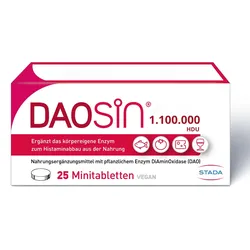 DAOSiN Tabletten bei Histaminintoleranz, hochdosiert, 1,1 Mio. HDU 1