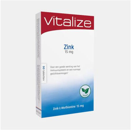 VITALIZE ZINK 15mg (ZINCO 15mg) 90 COMPRIMIDOS