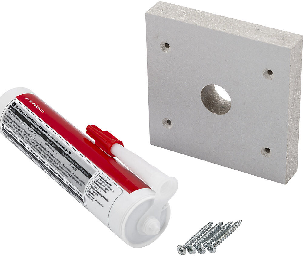 Feuerfeste Kabeldurchführung, für Akku-Sicherheits-Lade und Lagerschrank, BxTxH 200 x 25 x 200 mm, geprüft, feuerfest CEMO