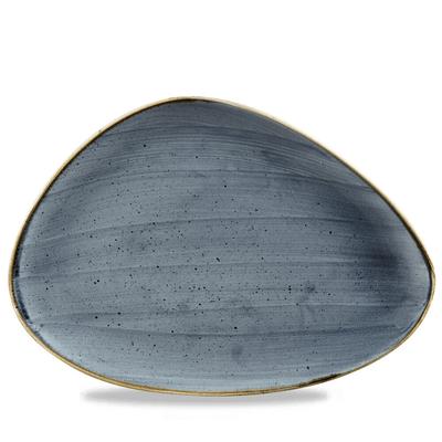 Churchill Stonecast Blueberry Chefs Platte Dreieck, 35.5 x 18.8cm