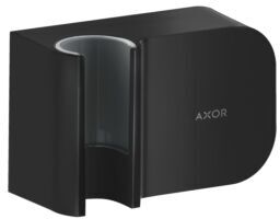 Hansgrohe Axor One Portereinheit 45723670 Schlauchanschluss, Rückflussverhinderer, integrierte Brausehaltefunktion, mattschwarz