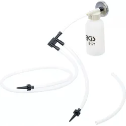 BGS 8171 Bremsenentlüftungsbehälter für Motorrad 3 Adaptern und Magnet