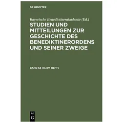 Studien und Mitteilungen zur Geschichte, Fachbücher