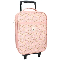Kidzroom Kindertrolley mit Blumenmotiv Koffer für Kinder Rollkoffer 41