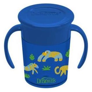 Dr Browns TC71006-DR BROWN'S-BECHER 360* - TRINKEN WIE AUS EINEM GLAS 200ML BLAU (001346)