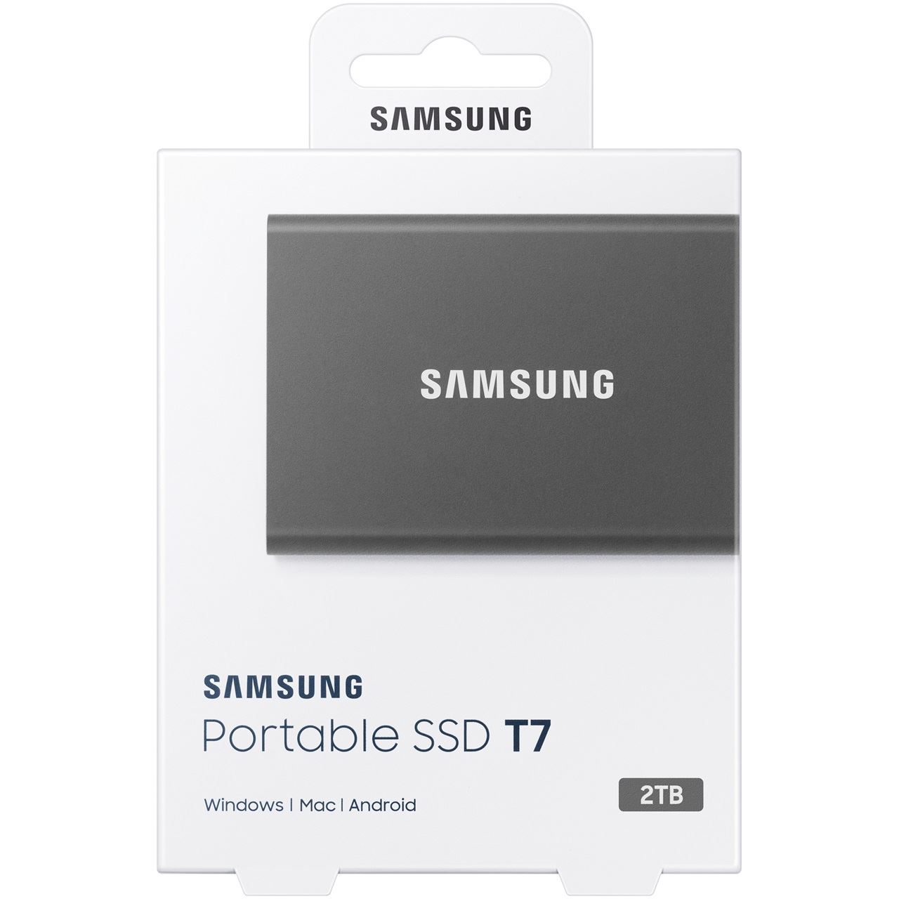 2TB Samsung T7 grau Extern USB 3.2 (MU-PC2T0T/WW)