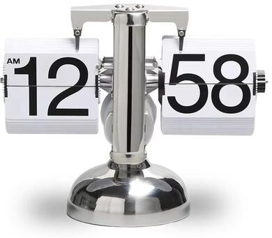 Uplift Picks Retro Automatic Flip Desk Clock With Quartz Movement a